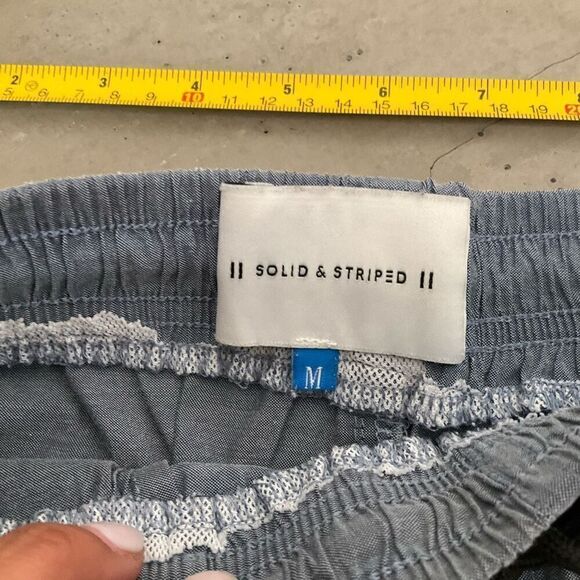 Solid & Striped Swim Shorts - Picture 3 of 6